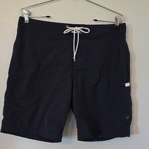 J. Crew Navy Swim Trunks Size 32
